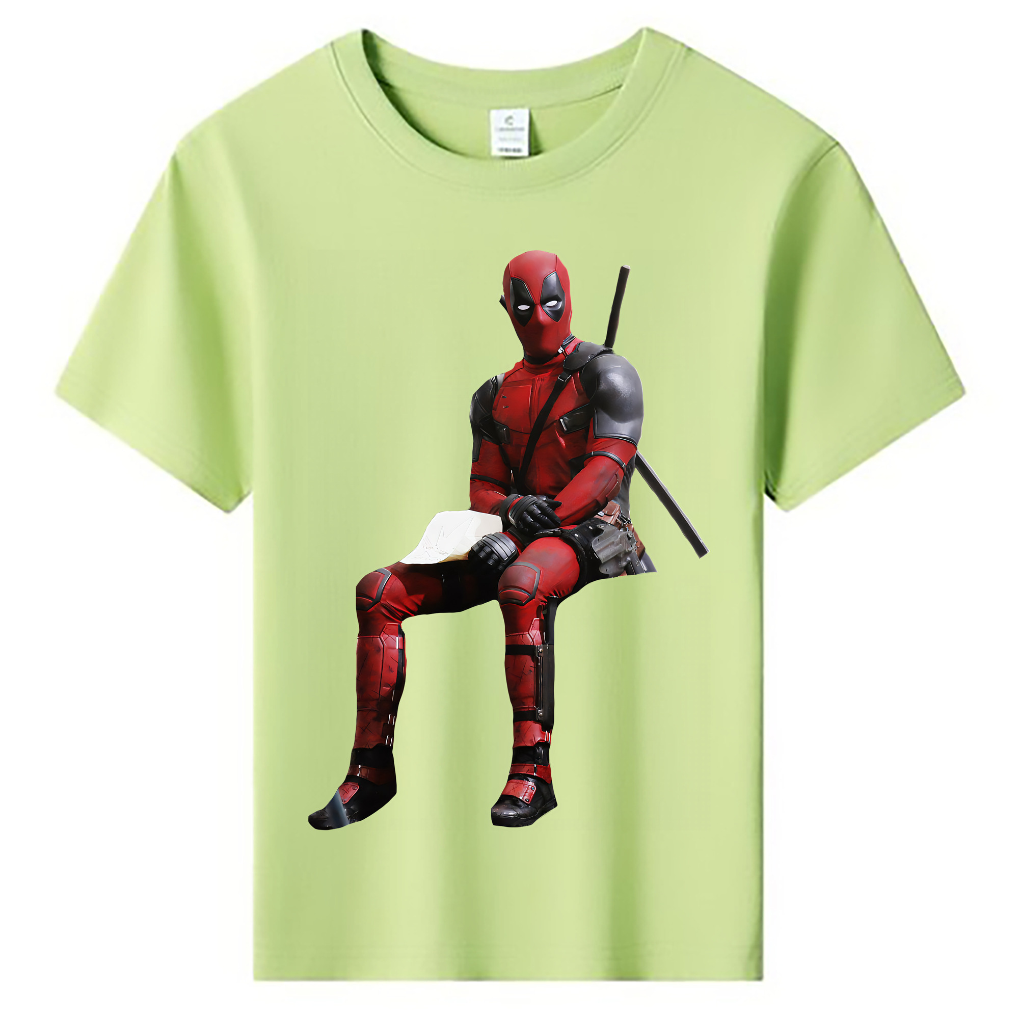 （画像用） Deadpool デッドプール 綿100％キッズTシャツ（フロントプリント）